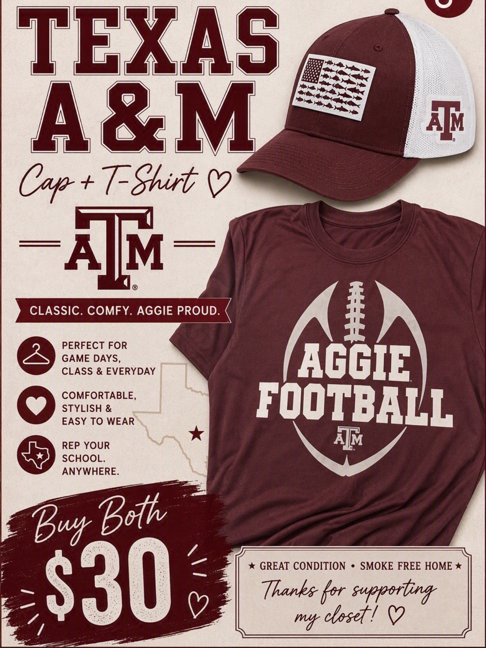 Columbia Maroon and White Texas A&M Mesh Back Cap